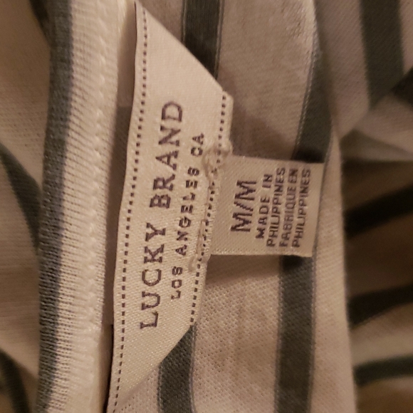 Lucky Brand Short Sleeve Blouse Size Medium - Picture 5 of 5